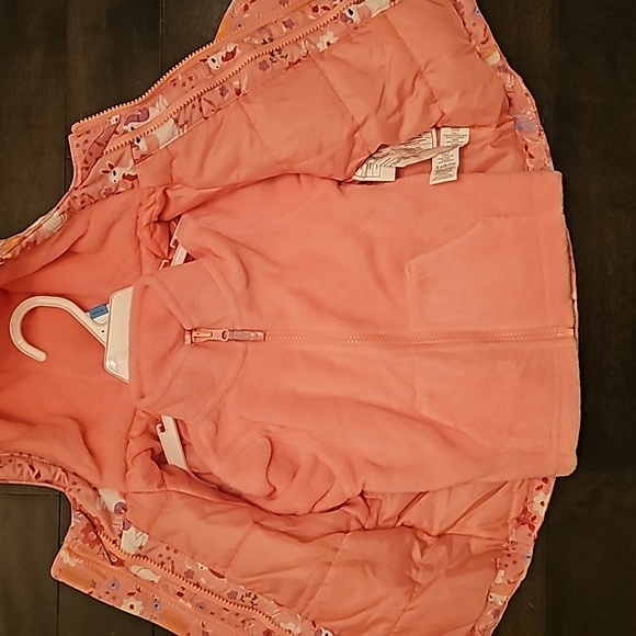 BNWT  toddler girl 2T winter 3 in 1 winter jacket with layers - Picture 3 of 4